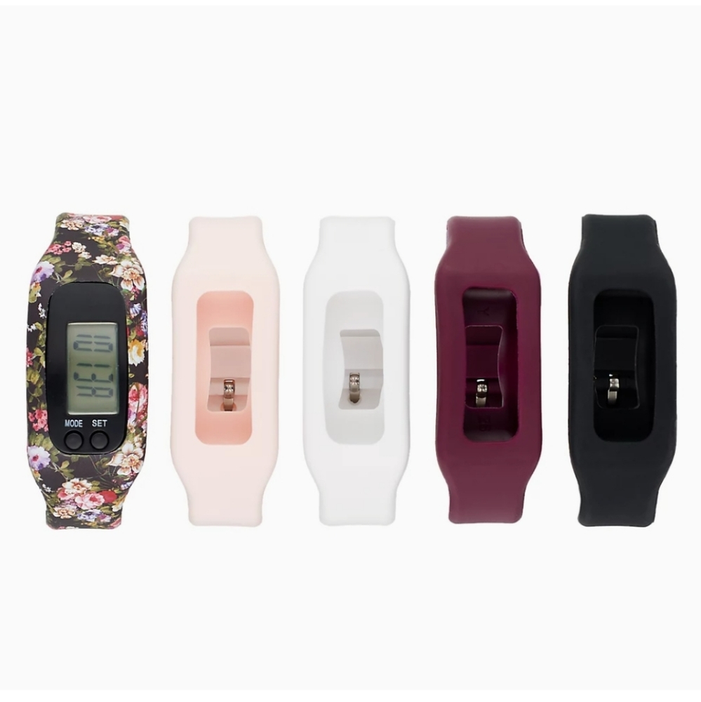 B-Fit Women's Activity Tracker & Interchangeable Band Set - BA2503BK598-078